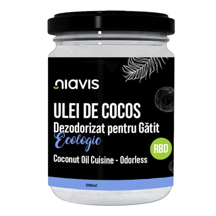 Ulei de Cocos Dezodorizat pentru Gatit RBD Ecologic 500 mililitri Niavis