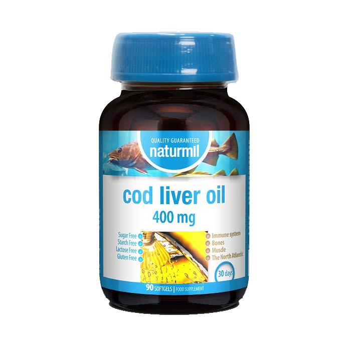 Ulei din Ficat de Cod 90 capsule moi Naturmil Dietmed