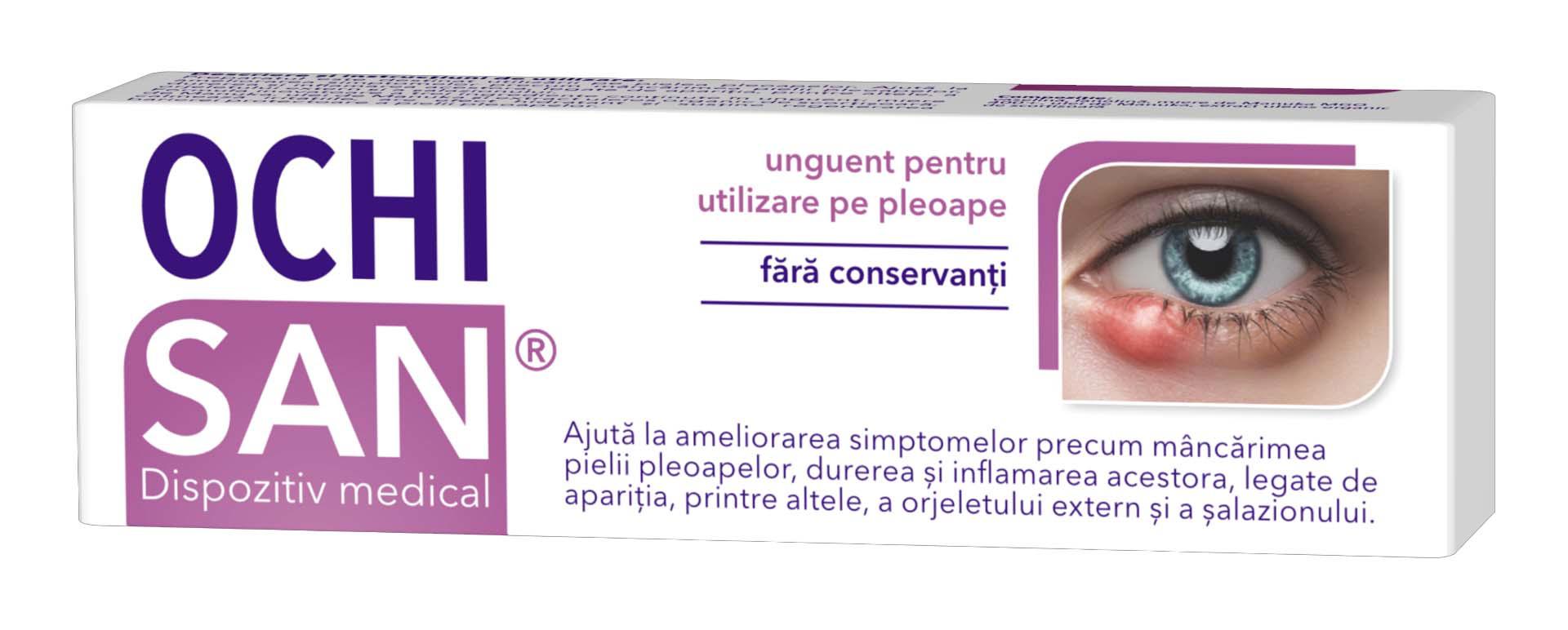 Unguent pentru Urcior si Chalazion OchiSan 15 grame Zdrovit