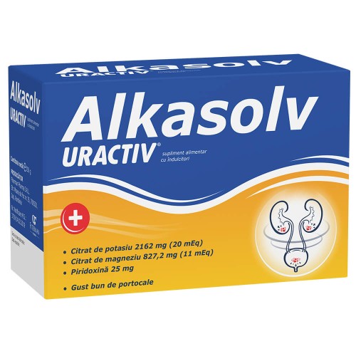 Uractiv Alkasolv 30 plicuri Fiterman