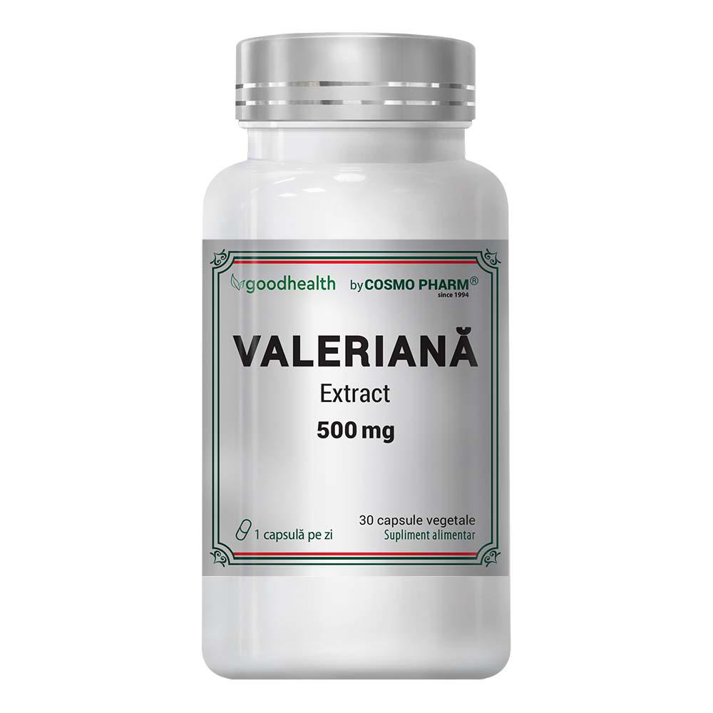 Valeriana Extra 500 miligrame 30 capsule Cosmo Pharm