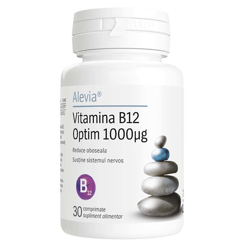 Vitamina B12 Optim 1000 mcg 30 capsule Alevia