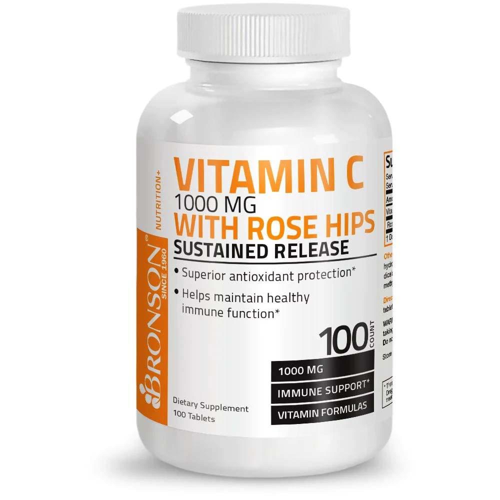 Vitamina C 1000 miligrame 100 tablete Bronson Laboratories