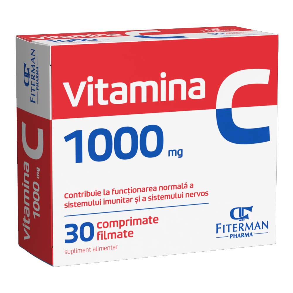Vitamina C 1000 miligrame 30 comprimate filmate Fiterman
