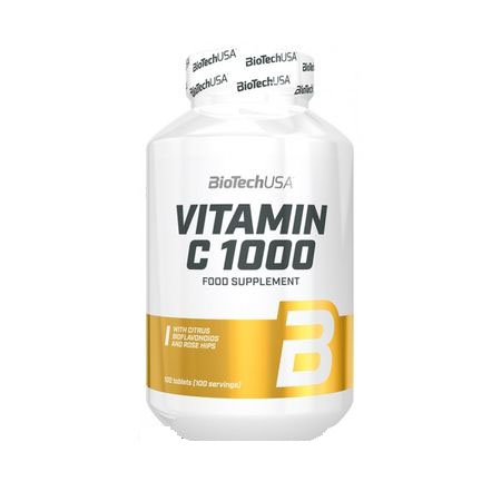 Vitamina C 1000mg Bioflavonoide 100 comprimate Bio Tech USA