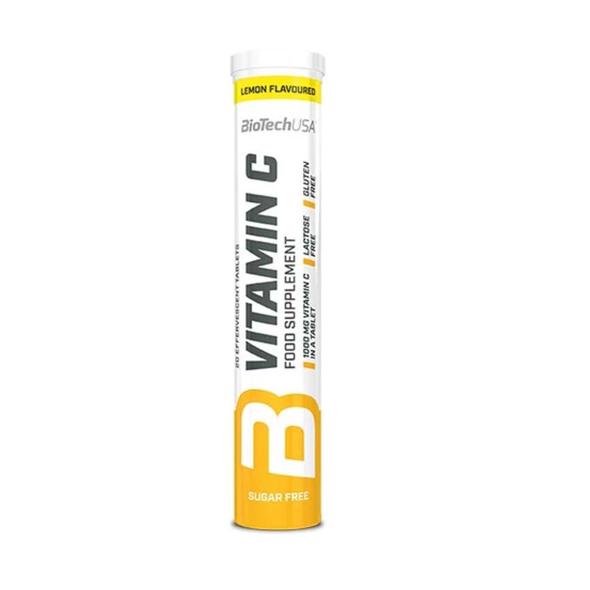 Vitamina C Efervescenta Lemon 20 tablete Bio Tech USA