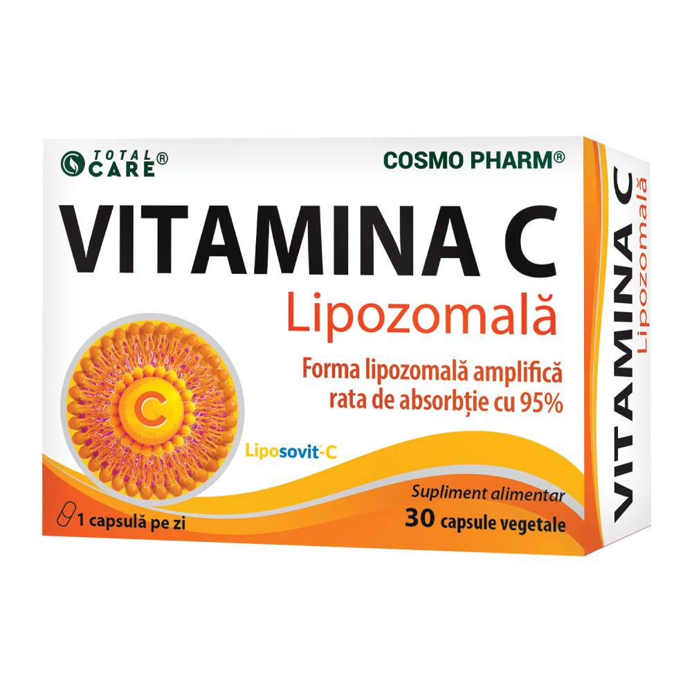 Vitamina C Lipozomala 30 capsule Cosmopharm
