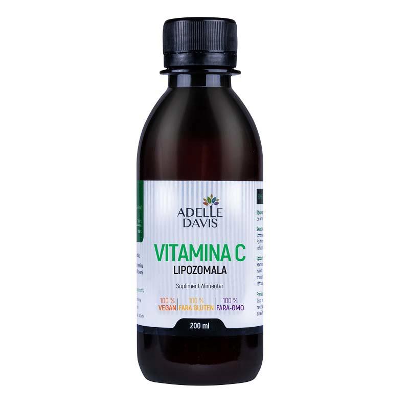 Vitamina C Lipozomala Lichid 200 mililitri Adelle Davis