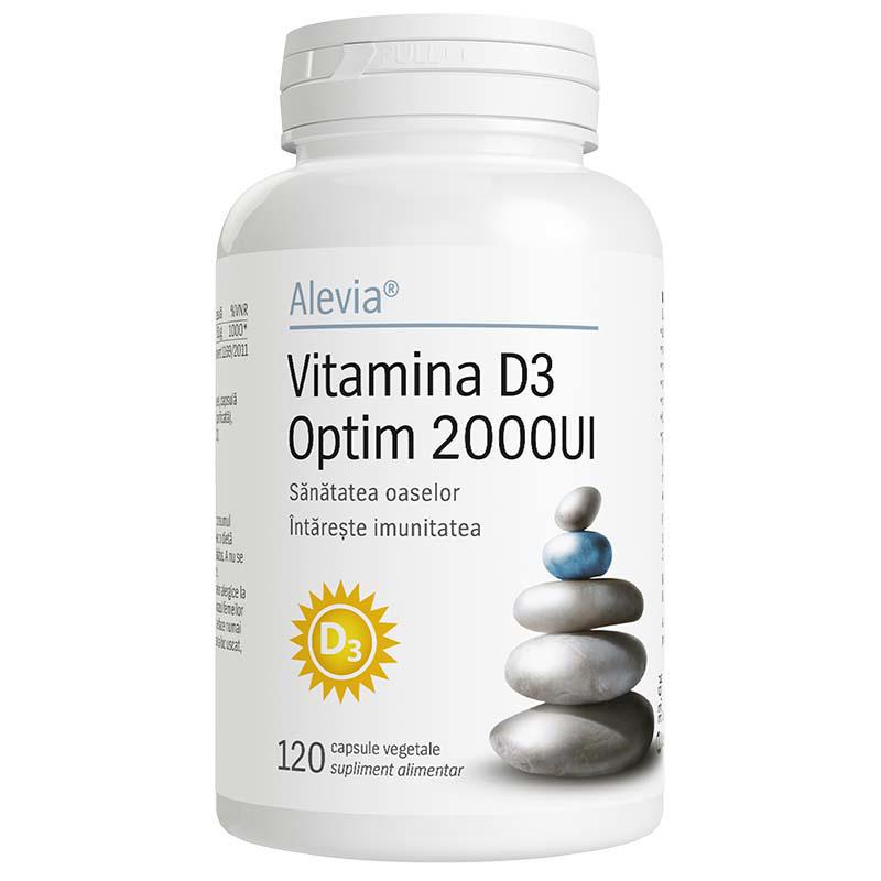 Vitamina D3 Optim 2000UI 120 capsule Alevia