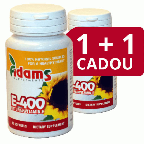 Vitamina E 400 Adams Vision 30+30cps