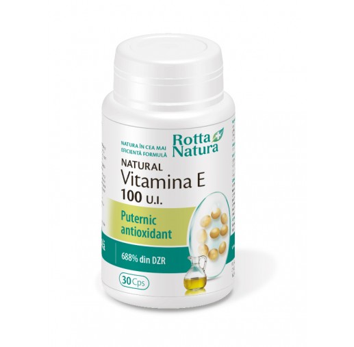 Vitamina E Natural 100ui Rotta Natura 30cps