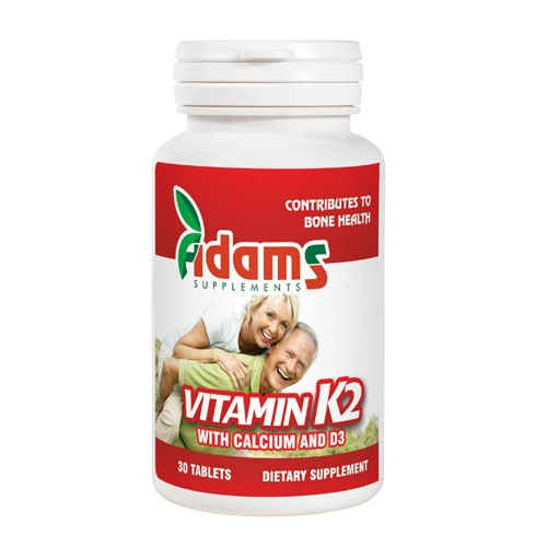 Vitamina K2+CA+D3 30cpr Adams Vision