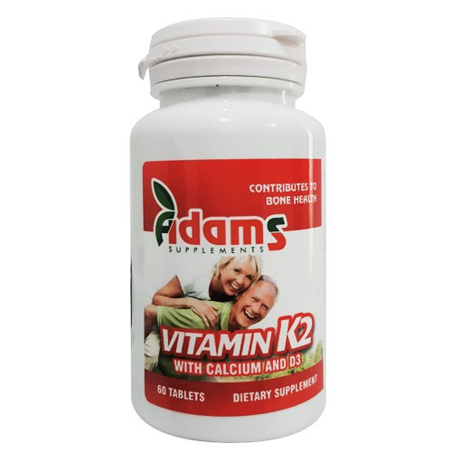 Vitamina K2+CA+D3 60cpr Adams Vision