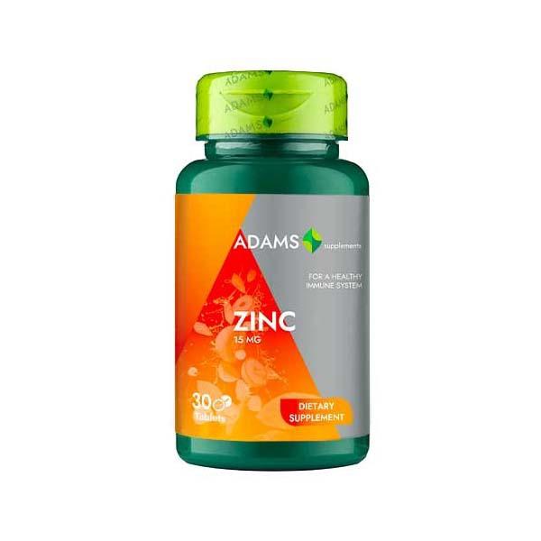 Zinc 15mg Adams Vision 30cpr