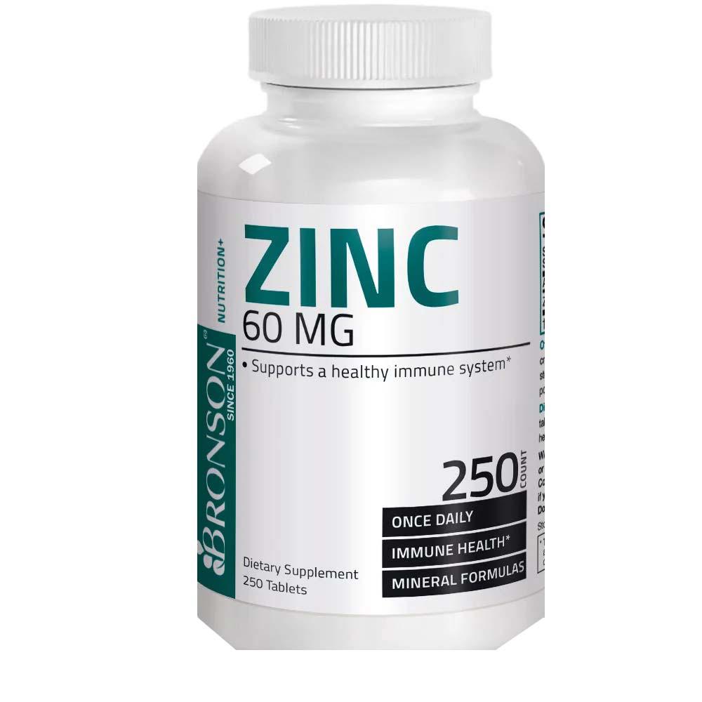 Zinc Gluconat 60 miligrame 250 tablete Bronson Laboratories