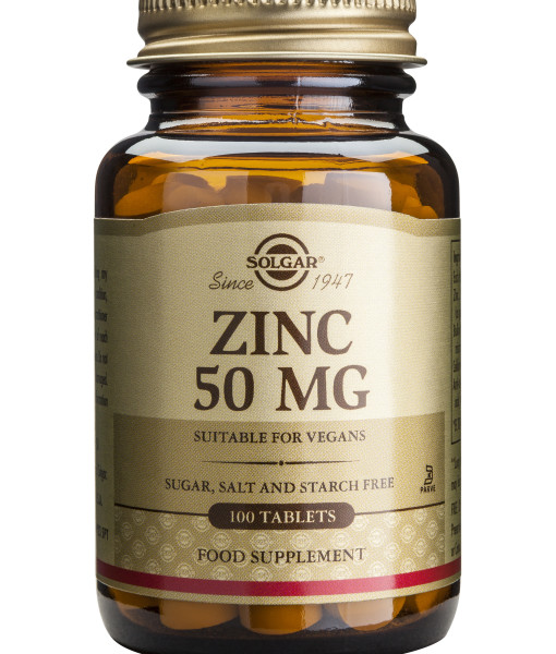 Zinc Gluconate 50mg Solgar 100tb