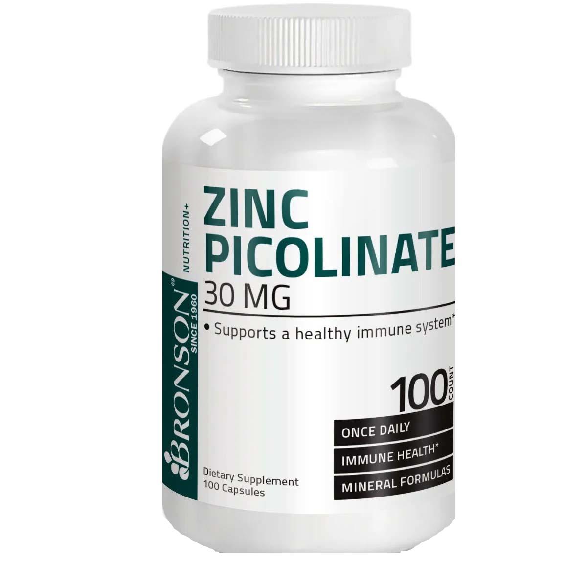 Zinc Picolinat 30 miligrame 100 capsule Bronson Laboratories